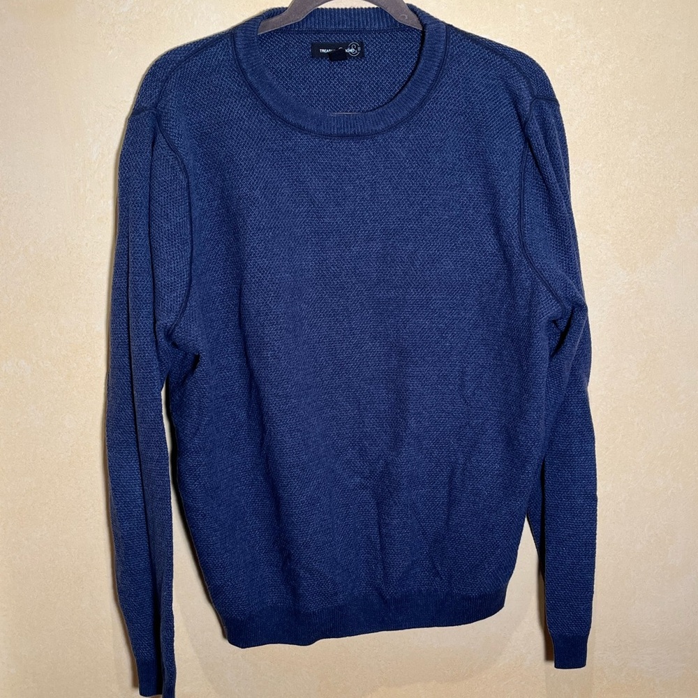 Treasure & Bond Navy Crewneck Sweater